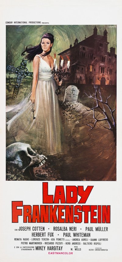 locandina di lady frankenstein