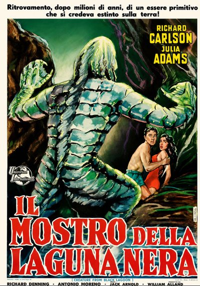 mostro della laguna poster