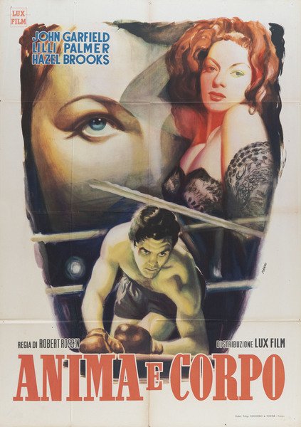 poster italiano di Anima e corpo